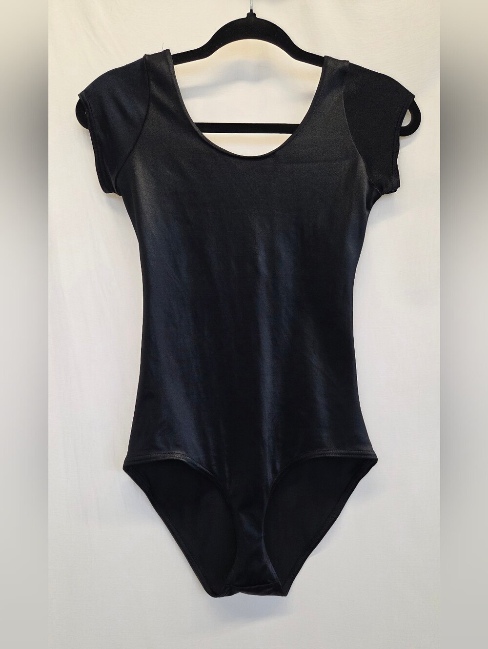 BlackMilk Wet Look Cap Sleeve Bodysuit